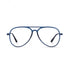 Loscomun Computer Glasses Black Aviator Eyeglasses